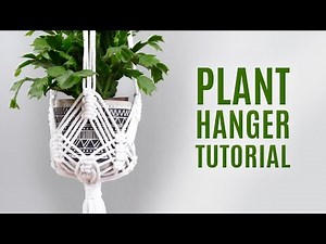 Macrame Plant Hanger DIY How to Start Plant Hanger