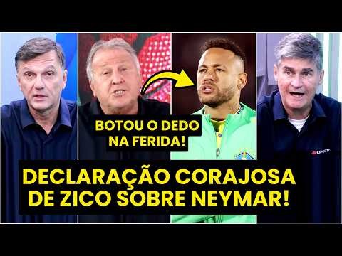 ZICO WAS VERY BRAVE! "What HE SAID about NEYMAR is..." A STATEMENT about the NATIONAL TEAM and th...