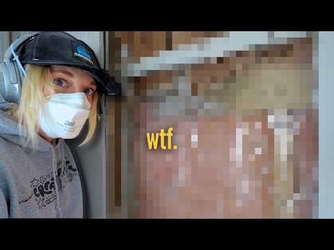 this entryway makeover gets weirder and weirder...