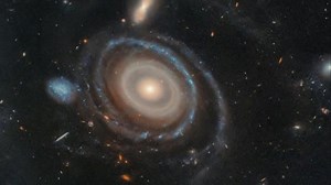 Hubble Telescope captures cosmic collision from 50 million years ago