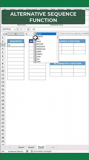 Alternative SEQUENCE Function for all Excel Version