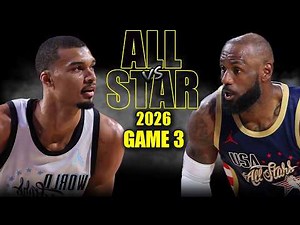 NBA All Star Game | Team USA Stripes vs Team World Full Game 3 Highlights – February 15, 2026