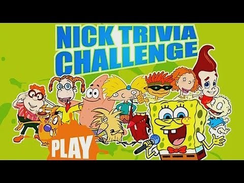 Nickelodeon Trivia Challenge DVD Game - Nicktoons Quiz