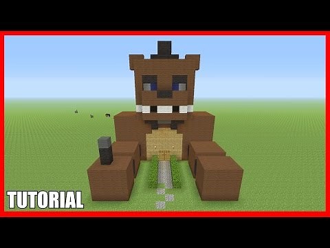 Minecraft Tutorial: How To Make A Freddy Fazbear / FNAF Survival House (ASH#28)