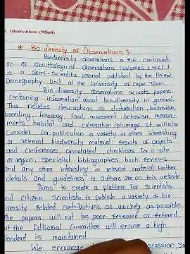 Std 12th E.V.S PROJECT PART 1 ABOUT Biodiversity | Maharashtra Board |