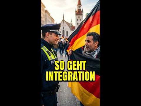 Sie flüchteten vor dem Regime – jetzt singen sie unsere Hymne #Iran #Deutschland #Werte