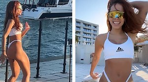 Brazilian singer Anitta dances in white Adidas bikini on TikTok