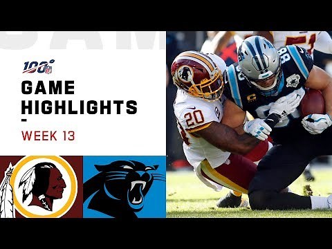 Redskins vs. Panthers Week 13 Highlights | NFL 2019