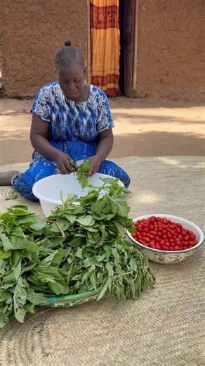 African Village Cooking: Preparing Vegetables Naturally