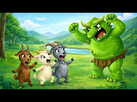 The Three Billy Goats Gruff | Fairy tales and Bedtime Stories For Kids