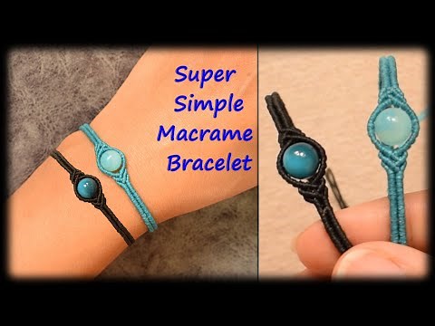 Macrame Tutorial | Easy and Fast Macrame Bracelet Tutorial for Beginners | DIY