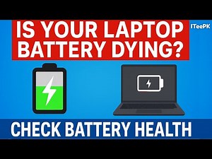 How to Check Laptop & PC Battery Health (Windows 11 & 10) | CMD, BatteryInfoView & BIOS Test