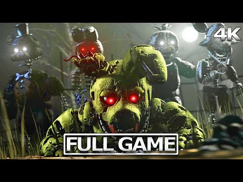 FIVE NIGHTS AT FREDDY'S 3 Full Gameplay Walkthrough / No Commentary 【FULL GAME】4K 60FPS Ultra HD