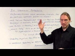 Die Weimarer Republik - Zusammenfassung - Abitur Geschichte