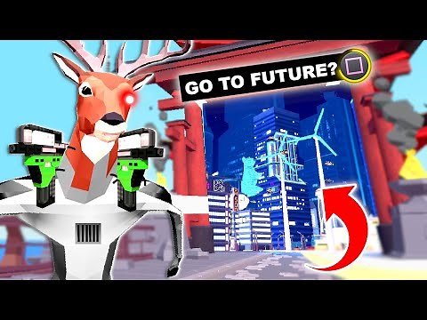 We UPGRADED The ULTIMATE DEER Into A ROBOT!? (New FUTURE CITY UPDATE!) - DEEEER Simulator Gameplay