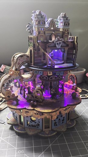 Latest project, Day of the Dead music box. | Gary Goldstein