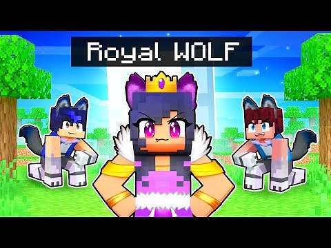 Playing as the ROYAL WOLF in Minecraft!