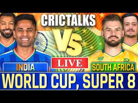 🔴 Live: IND vs SA Live Match Today, T20 World Cup 2026, Cricket Live Score Commentary, 1st Inning