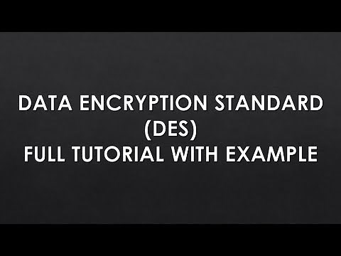 DES ALGORITHM PROCEDURE WITH AN EXAMPLE
