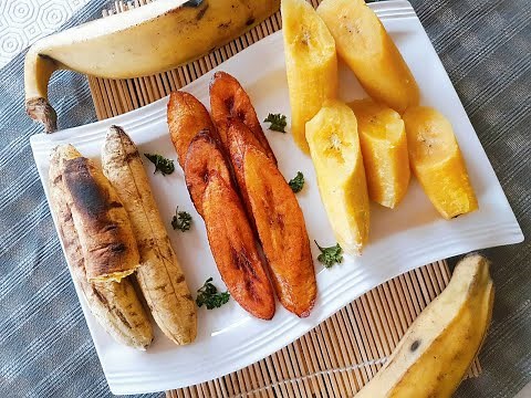 3 façons simples de cuisiner la banane plantain 🔥 🔥🔥