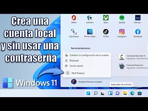 Crear cuenta local en Windows 11 / Como iniciar sesión sin contraseña en Windows 11 | Bien Explicado
