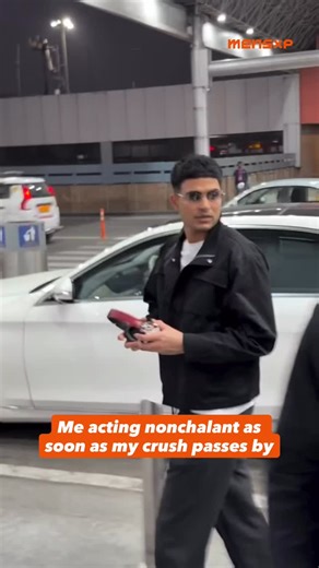 peak actingg . Video Credits: @instantbollywood . . . . . . . . (male, men, man, mensxp, mens xp, crush moment, acting nonchalant, pretending to be cool, when your crush walks by, shy guy energy, relatable reels, funny crush reel, Gen Z humor, boys in love, Shubman Gill, Shubman Gill attitude) | MensXP