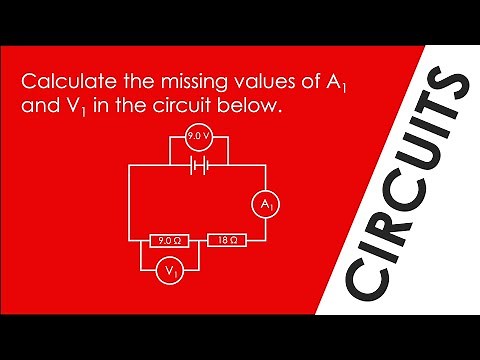 Current and Voltage in a Series Circuit - WORKED EXAMPLE - GCSE Physics