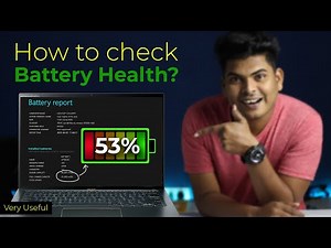 How to Check Battery Health of Laptop? Must watch for laptop users 😎