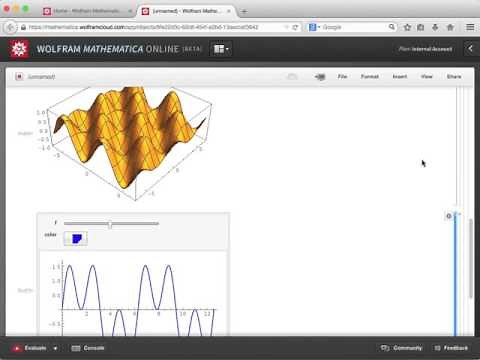 An Introduction to Mathematica Online