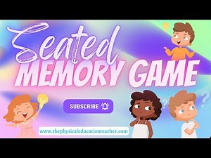 Test Your Memory Exercise Game (SEATED!) | 8 Memory Challenges | Classroom Brain Break (w/audio)