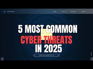 The 5 Most Common Cyber Threats & How to Avoid Them in 2025 | Joseph Louis Cybersecurity Tips