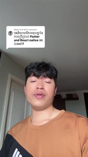 Replying to @K-HA Flutter Vs React Native