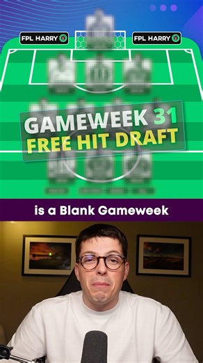 FPL GW31 FREE HIT DRAFT 🍟 #fpl #premierleague #fyp
