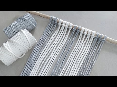 Macrame - Simple Diy Macrame Wall Hanging - Macrame Wall Hanging simple tutorial