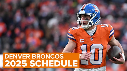 Denver Broncos schedule released for 2025 season