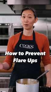 Here's how to prevent flare-ups in the kitchen and what to do if it happens. Watch the full episode of The Science of Making Flavor with Fire on Techniquely: https://cooks.io/3tauHtt | Cook's Illustrated