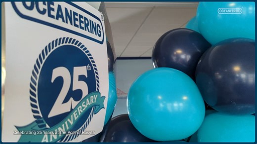 Last week, we celebrated the 25th anniversary of our operations at the Port of Rosyth in Scotland. Rosyth is home to Oceaneering’s U.K. umbilical manufacturing and our Testing, Qualification, and Reliability Laboratory. Oceaneering has been present in the U.K. since 1974. 🤝 Thanks to all who have been a part of our journey. Here’s to many more years of innovation and success! Read more: https://www.oceaneering.com/oceaneering-celebrates-25th-anniversary-at-the-port-of-rosyth/ | Oceaneering