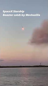 🚀 SpaceX Starship Booster Caught by Mechazilla! | Incredible Launch Tower Catch 🛰️ #spacex #nasa