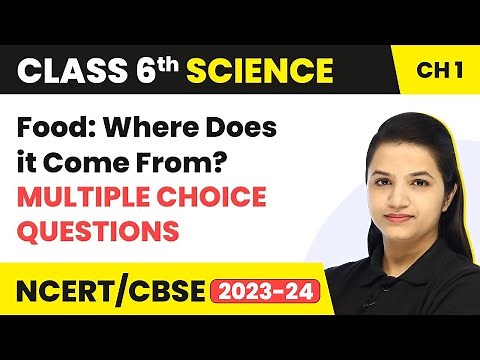 Food Where Does it Come From? - Multiple Choice Questions (MCQs) | Class 6 Science Chapter 1