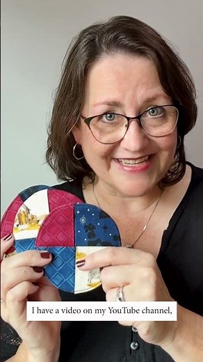 How to sew fabric coasters that fit on wine glasses!