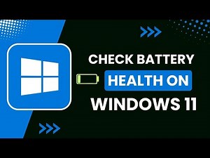 How to Check Battery Health Windows 11