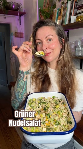 Green pasta salad 🌱💪