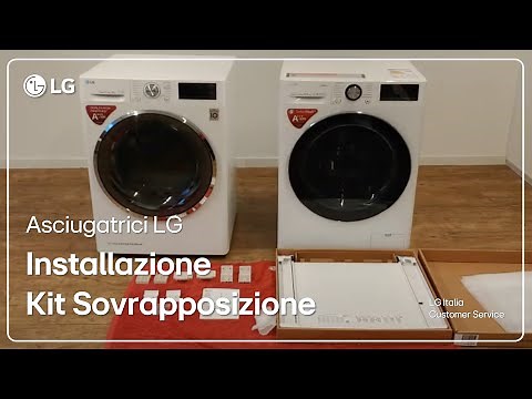 [LG Dryer] How to Install Overlay Kit with Washing Machine