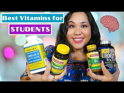 TOP 6 VITAMINS TO INCREASE STUDENT BRAIN POWER AND FOCUS | student health advice