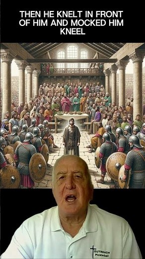 The Bible says in Matthew 27:27-31 [The Soldiers Mock Jesus]