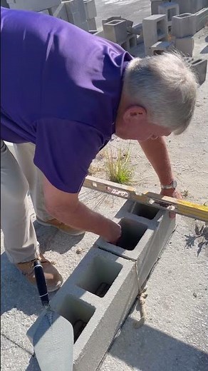 Masonry basics Part 1 #masonry #masonrywork #contractors #cementblocks #construction #mason