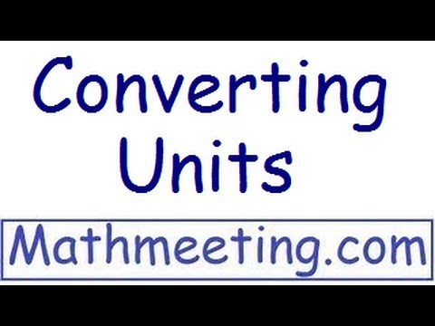 How to convert units