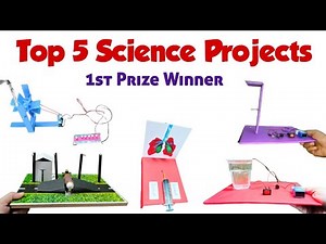 Best 5 Science Projects Working Model | Science Project Ideas | Easy science experiments #science