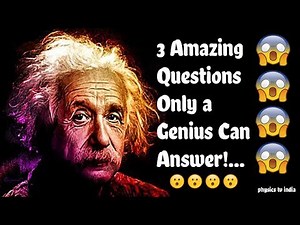 ✅ 3 Simple and amazing Questions Only a Genius Can Answer-Intelligence Test (IQ) | part-1