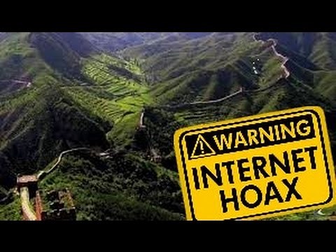 Chinesische Mauer vom Weltall aus gesehen